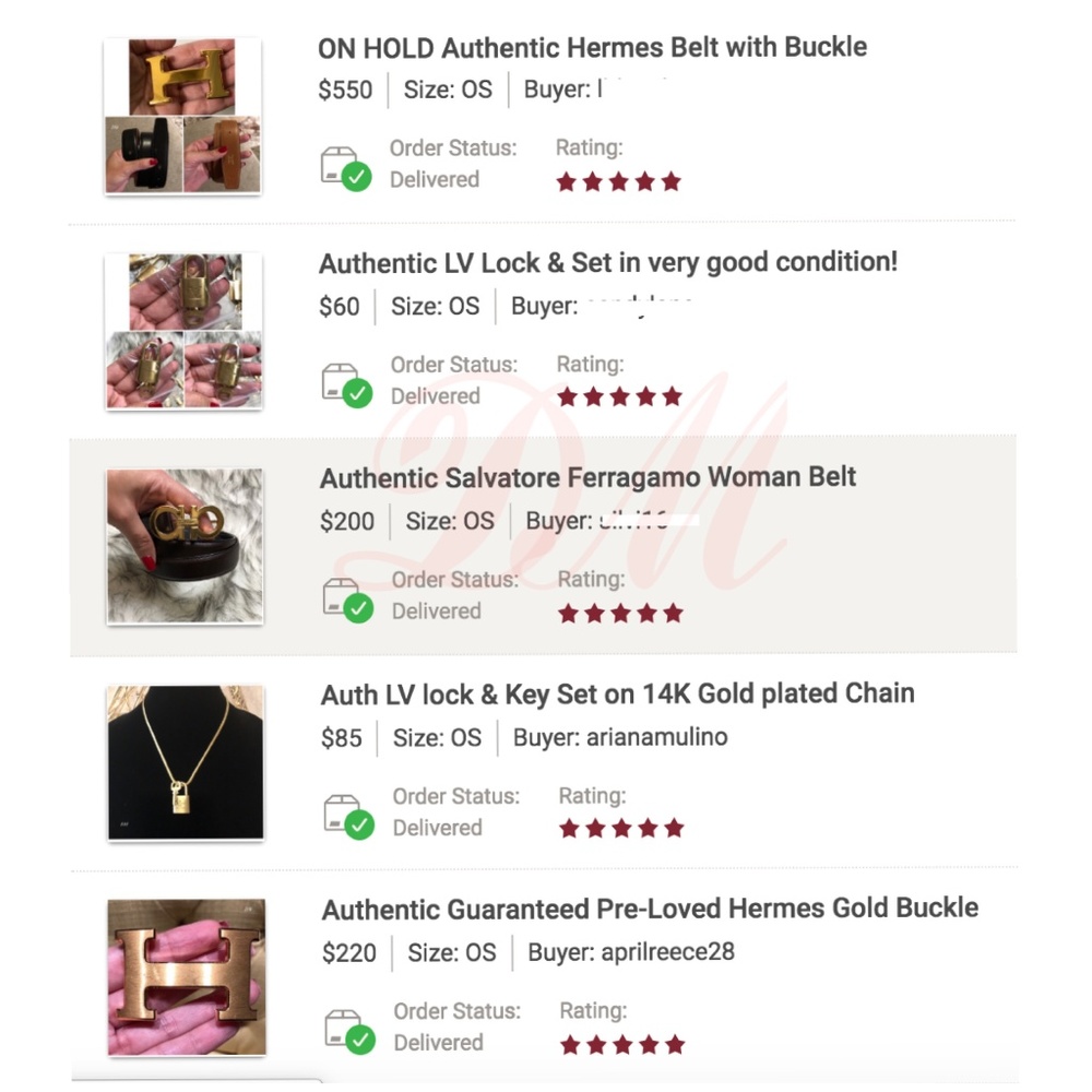 Buy with CONFIDENCE at my closet or website